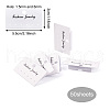 Craftdady Paper & PVC Earring Display Cards DIY-CD0001-22-3