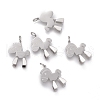 304 Stainless Steel Pendants STAS-H100-53P-2