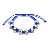 Halloween Theme Adjustable Nylon Cord Braided Beads Bracelets BJEW-JB10919-S-1
