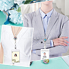 SUNNYCLUE DIY Interchangeable Dome Office Lanyard ID Badge Holder Necklace Making Kit DIY-SC0022-04C-5