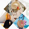 3Pcs Colorful Tassel Keychain Handmade Boho Keychain Personalized Bag Charm Tassel Keychain for Women JX282A-7