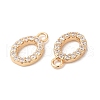Brass with Rhinestone Pendants KK-Q770-01G-3