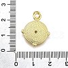 Rack Plating Brass Micro Pave Cubic Zirconia Pendants KK-K401-60C-G-3