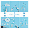 SUPERFINDINGS 6 Styles Natural Capiz Shell Pendants SHEL-FH0001-02-4
