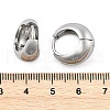 Brass Hoop Earrings EJEW-U055-21P-3