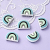 6Pcs Food Grade Eco-Friendly Silicone Focal Beads SIL-YW0001-04B-6