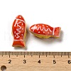 Handmade Printed Porcelain Beads PORC-E015-17K-3