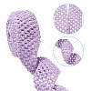 2 Rolls 2 Sizes Polyester Elastic Ribbon EW-TA0001-02E-3
