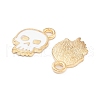 Halloween Theme Light Gold Plated Alloy Enamel Pendants ENAM-M219-14KCG-02A-2