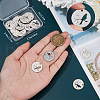 Beebeecraft 25Pcs 304 Stainless Steel Pendants STAS-BBC0006-11-3