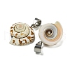 Natural Shiva Eye Shell Pendants BSHE-G039-05-2
