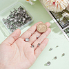 Unicraftale 150Pcs 5 Styles 304 Stainless Steel Cup Pearl Peg Bails Pin Pendants STAS-UN0059-13-3