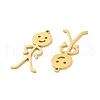 Ion Plating(IP) 304 Stainless Steel Pendants STAS-C003-06G-3