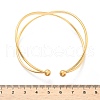 304 Stainless Steel Cuff Bangles BJEW-L682-033G-5