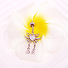 316L Surgical Stainless Steel Crystal Rhinestone Nipple Barbells WG8EFD8-04-2
