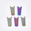 Ion Plating(IP) 201 Stainless Steel Kitten Pendants STAS-Q201-JN216-3