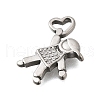 304 Stainless Steel Pendants STAS-Q362-01D-P-2