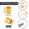 Beebeecraft 200Pcs 925 Sterling Silver Column Spacer Beads STER-BBC0007-82-2