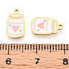 304 Stainless Steel Enamel Charms STAS-T065-64G-01-3