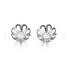 Non-Tarnish 304 Stainless Steel Bead Caps STAS-S057-52-2