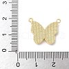 Brass Pave Natural White Shell Pendants KK-S522-19G-3