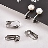 304 Stainless Steel Clip-on Earring Findings STAS-G081-63P-6