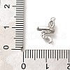 Brass Micro Pave Cubic Zirconia Charms KK-C085-17P-3