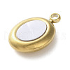 304 Stainless Steel Acrylic Pendants STAS-M091-02E-G-2