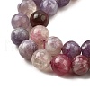 Natural Purple Red Tourmaline  Beads Strands G-N327-02A-01-5