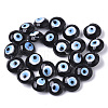 Handmade Evil Eye Lampwork Beads Strands LAMP-R143-04A-2