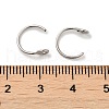 304 Stainless Steel Earring Hooks STAS-P336-06P-3