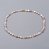 Mother's Day Jewellery Cultured Freshwater Pearl Beaded Necklaces NJEW-JN02664-1