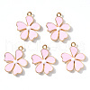 Alloy Enamel Pendants ENAM-R058-01C-1