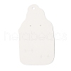 Bottle Shaped Paper One Pair Earring Display Cards with Hanging Hole CDIS-C005-10-2