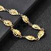 304 Stainless Steel Ladybug Link Bracelets for Women BJEW-K226-15B-G-3