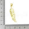 Brass Micro Pave Cubic Zirconia Pendants KK-E111-21G-3