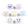 Opaque Acrylic Beads OACR-ZX006-25-4