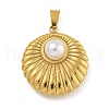 Ion Plating(IP) 304 Stainless Steel Pendants STAS-U024-03G-1