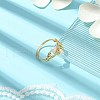 Shell Pearl Finger Ring RJEW-TA00115-4