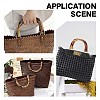 Arch Shaped Plastic Imitation Bamboo Bag Handles FIND-WH0111-303A-6