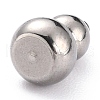 Tarnish Resistant 304 Stainless Steel Beads STAS-B011-05B-P-3