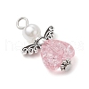 60Pcs Transparent Acrylic Pendants PALLOY-JF03897-4