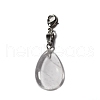 Natural Quartz Crystal Pendant Decorations PALLOY-PH01401-12-1