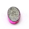 Electroplate Natural Druzy Quartz Crystal Beads G-G639-A-M-3