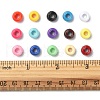 375Pcs 15 Colors Opaque Plastic Beads KY-FS0001-15-6