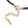 Natural Lapis Lazuli Beaded Necklaces NJEW-JN02990-07-2
