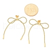 Ion Plating(IP)304 Stainless Steel Butterfly Stud Earrings DJEW-B108-10G-3