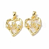 Shell Pendants KK-P223-05G-3