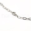 Tarnish Resistant 304 Stainless Steel Cable Chain Necklace Making STAS-A028-N091P-3
