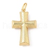 Cross Brass Big Pendants KK-M327-07D-G-1
